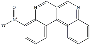 4-NITRO-5,8-DIAZABENZO[C]PHENANTHRENE Structure