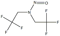 NITROSOBIS-(TRIFLUOROETHYL)-AMINE 结构式