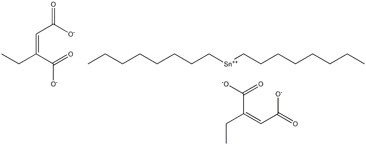 DI-N-OCTYLTINBIS(ETHYLMALEATE) 结构式