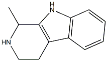 1-METHYL-1,2,3,4-TETRAHYDRO-9H-PYRIDO(3,4-B)INDOLE 结构式