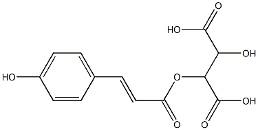 COUMAROYLTARTARICACID 化学構造式