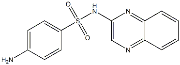 4-AMINO-N-2-QUINOXALINYLBENZENESULPHONAMIDE Structure