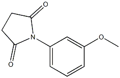 N-(3-METHOXYPHENYL)SUCCINIMIDE Struktur