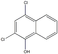 2,4-DICHLORO-1-HYDROXYNAPHTHALENE Structure