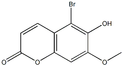  5-BROMO-6-HYDROXY-7-METHOXYCOUMARIN