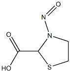 N-NITROSOTHIAZOLIDINECARBOXYLICACID 化学構造式