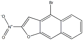 2-NITRO-4-BROMONAPHTHO(2,3-B)FURAN Structure
