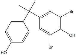 3,5-DIBROMOBISPHENOLA,,结构式