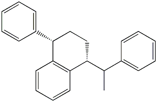 1ALPHAPHENYL4BETA(1PHENYLETHYL)TETRALIN Structure