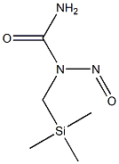 N-TRIMETHYLSILYMETHYL-N-NITROSOUREA 结构式