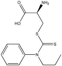 S-(N-PHENYLPROPYLTHIOCARBAMOYL)CYSTEINE,,结构式