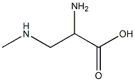 L-ALPHA-AMINO-BETA-METHYLAMINOPROPIONICACID,,结构式