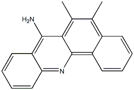 7-AMINO-5,6-DIMETHYLBENZ(C)ACRIDINE Structure