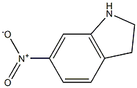 INDOLINE,6-NITRO- Struktur