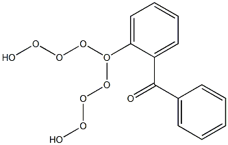 HYDROXYOCTOXYBENZOPHENONE 化学構造式