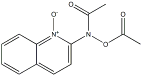 DIACETYLHYDROXYAMINOQUINOLINEOXIDE 化学構造式