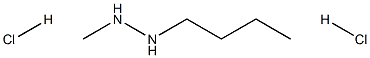 HYDRAZINE,1-BUTYL-2-METHYL-,DIHYDROCHLORIDE,,结构式