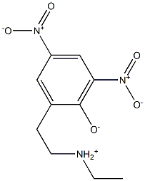 4,6-DINITRO-ORTHO-CRESOLDIETHYLAMINESALT,,结构式