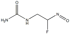 NITROSOFLUOROETHYLUREA 化学構造式