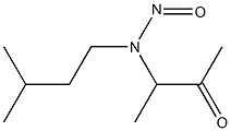 N-(1-METHYLACETONYL)-N-(3-METHYLBUTYL)NOTROSAMINE,,结构式
