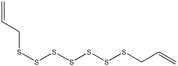 DIALLYLHEPTASULPHIDE 化学構造式