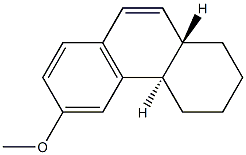 6-METHOXY-TRANS-1,2,3,4,4A,10A-HEXAHYDROPHENANTHRENE Structure