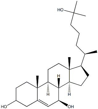7BETA,25-DIHYDROXYCHOLESTEROL 化学構造式