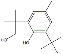 2-(1,1-DIMETHYL-2-HYDROXYETHYL)-4-METHYL-6-TERT-BUTYLPHENOL,,结构式
