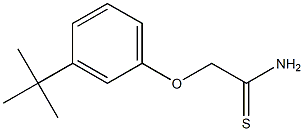 2-(3-TERT-BUTYLPHENOXY)THIOACETAMIDE 化学構造式