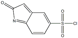 5-Chlorosulfonylindole-2-one 结构式