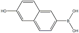 6-Hydroxyl-2-naphthaleneboronicacid Struktur