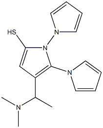 1-Dimethylaminoethyl-5-mercaptoterazole Structure