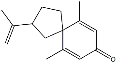 6,10-dimethyl-2-prop-1-en-2-yl-spiro[4.5]deca-6,9-dien-8-one