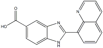 2-Quinolin-8-yl-1H-benzimidazole-5-carboxylic acid Structure