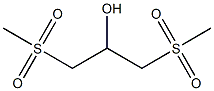 1,3-bis(methylsulfonyl)propan-2-ol 结构式