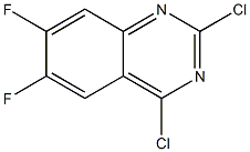 2,4-Dichloro-6,7-difluoro-quinazoline Structure