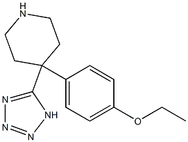 4-(4-Ethoxy-phenyl)-4-(1H-tetrazol-5-yl)-piperidine Structure