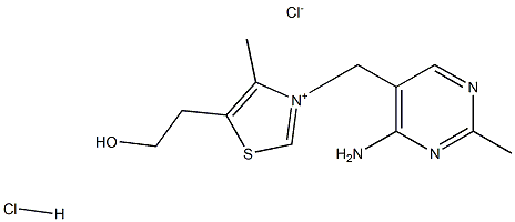 Thiamin-HCl 化学構造式