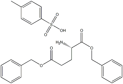L-Glutamic acid dibenzyl ester tosylate 结构式