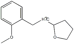 (2-Methoxy-benzyl)-(tetrahydro-furan-2-ylmethyl)- Structure