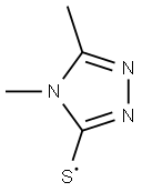 (4,5-Dimethyl-4H-[1,2,4]triazol-3-ylsulfanyl)- 化学構造式