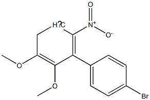 (4-Bromo-phenyl)-(4,5-dimethoxy-2-nitro-phenyl)- Structure