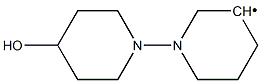 (4-Hydroxy-piperidin-1-yl)-piperidin-3-yl- Structure