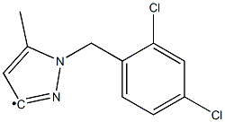 1-(2,4-Dichloro-benzyl)-5-methyl-1H-pyrazol-3-yl,,结构式