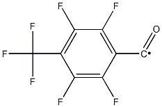 2,3,5,6-Tetrafluoro-4-trifluoromethyl-benzoyl 化学構造式