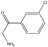 2-Amino-1-(3-chloro-phenyl)-ethanone Structure