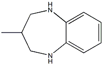 3-Methyl-1,3,4,5-tetrahydro-benzo[b][1,4]diazepin- 化学構造式