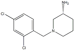 (3R)-1-(2,4-dichlorobenzyl)piperidin-3-amine,,结构式