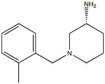 (3R)-1-(2-methylbenzyl)piperidin-3-amine Structure