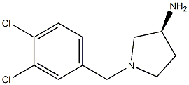 (3S)-1-(3,4-dichlorobenzyl)pyrrolidin-3-amine Struktur
